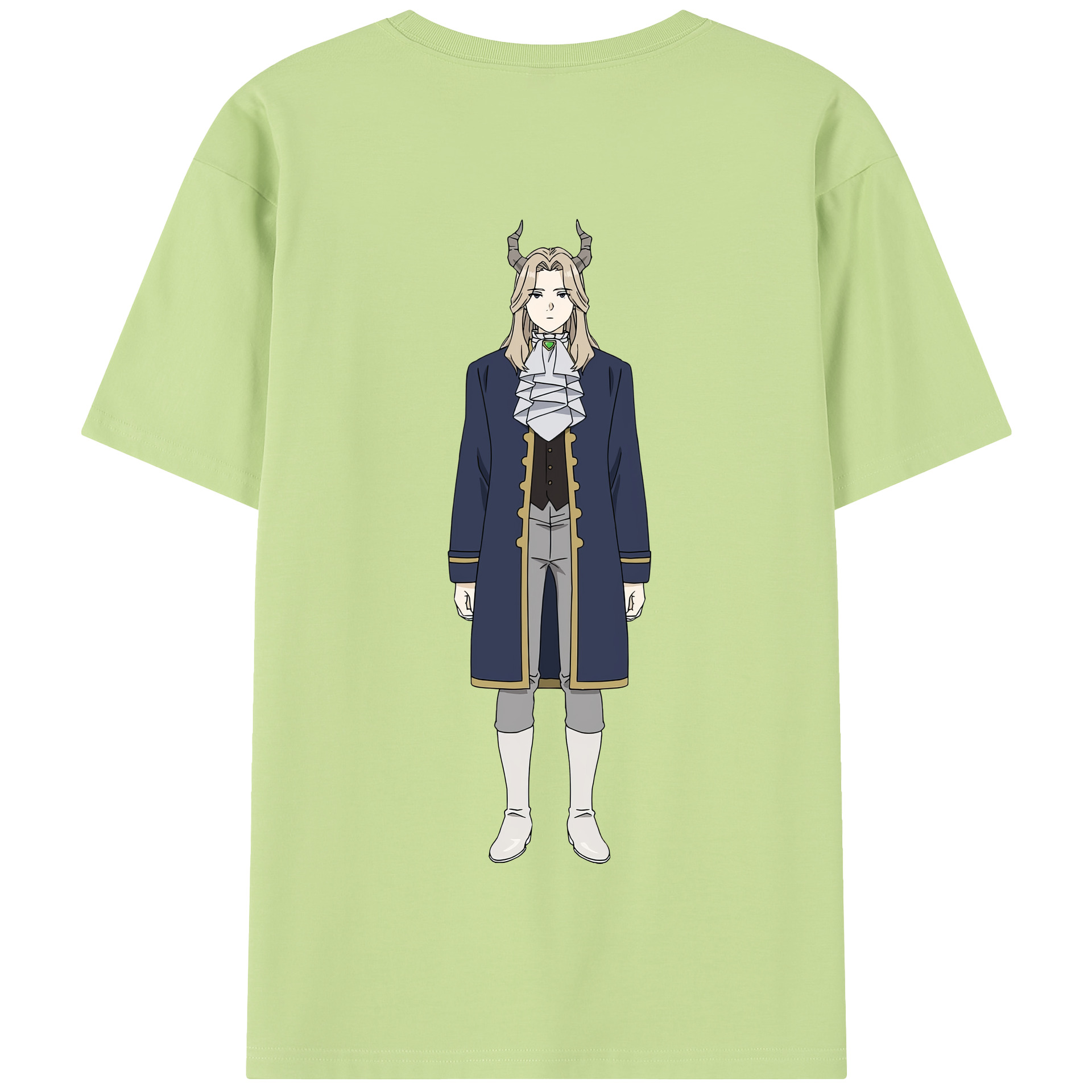 （画像用） 葬送のフリーレン Frieren 綿100％半袖Tシャツ（背面プリント）